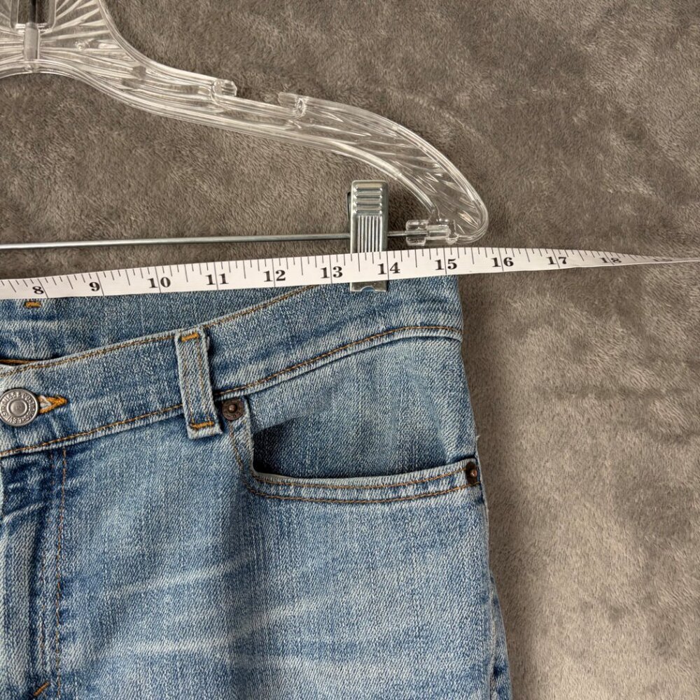 Levi's 515 Bootcut Jeans Women's 10P Blue Light Wash Lower Rise Angel Heart Y2K - Picture 5 of 10